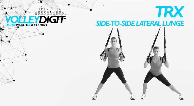 VolleyDigit - TRX SIDE-TO-SIDE LATERAL LUNGE